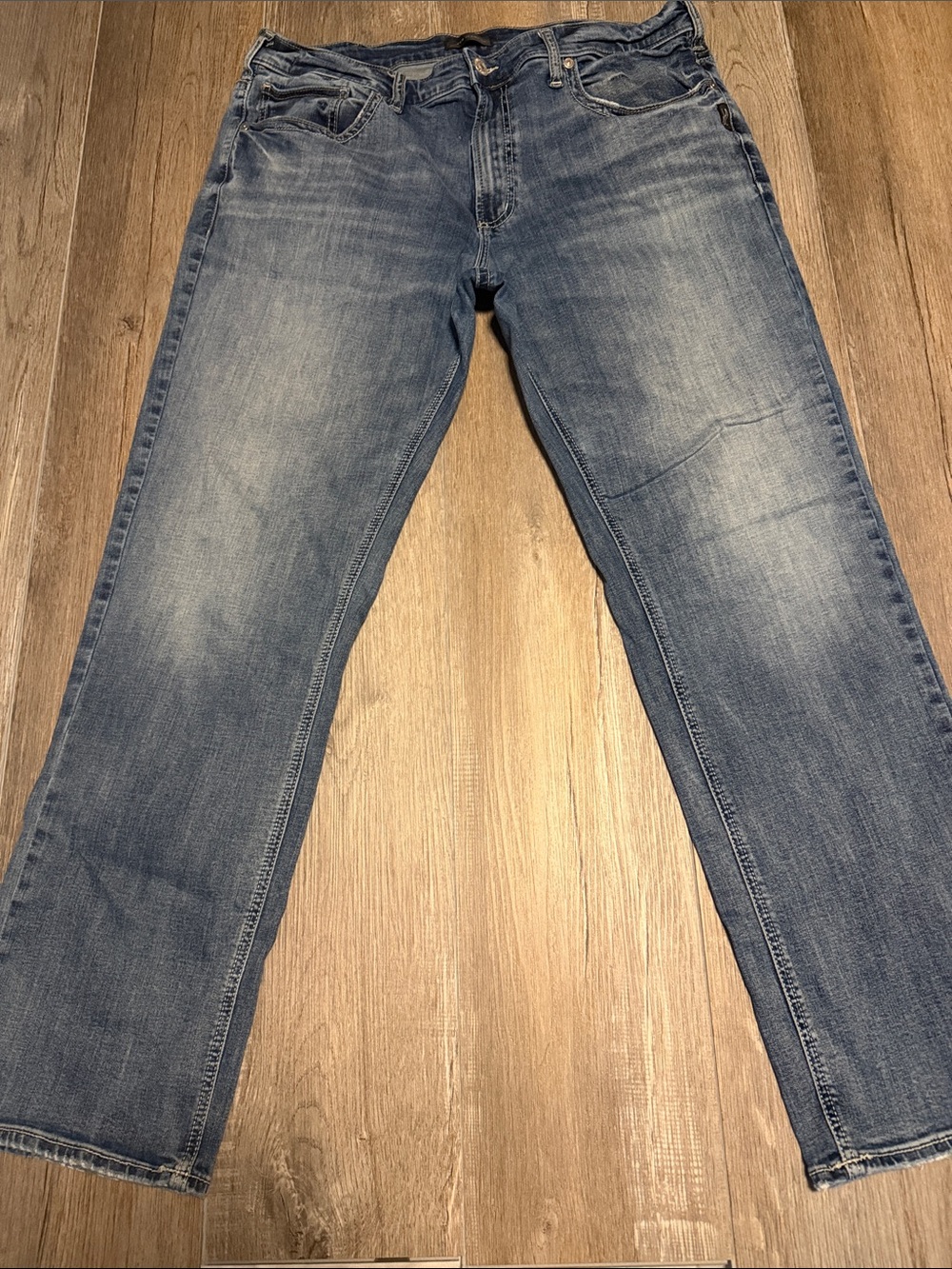 Silver Jeans Grayson Men's Faded Blue Straight Leg Jeans